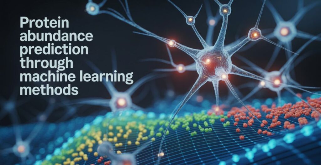 Visual overview of protein abundance prediction using AI and machine learning tools