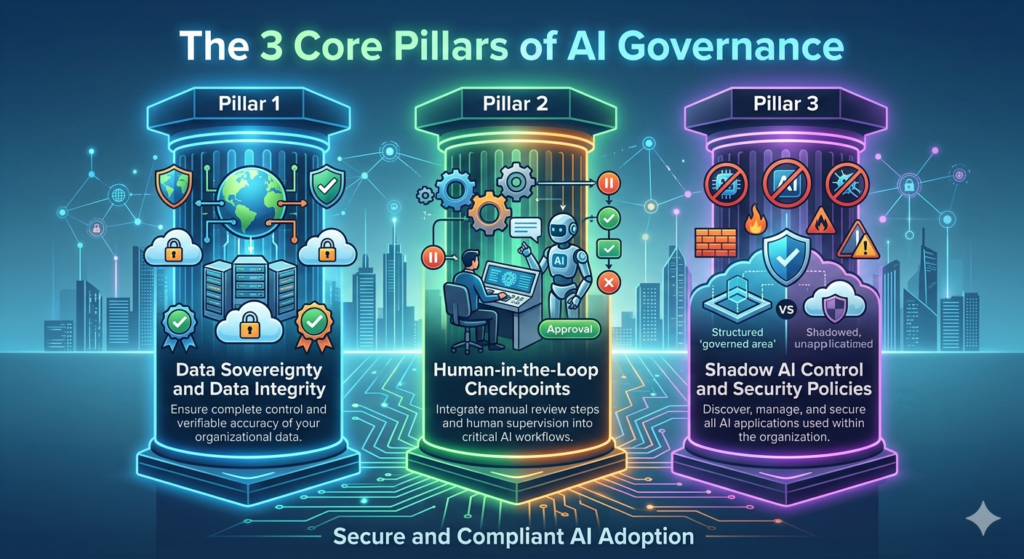 The 3 Core Pillars of AI Governance