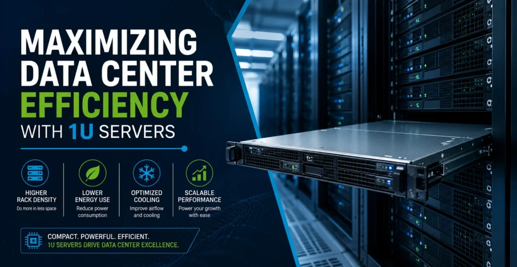Maximizing Data Center Efficiency with 1U Servers