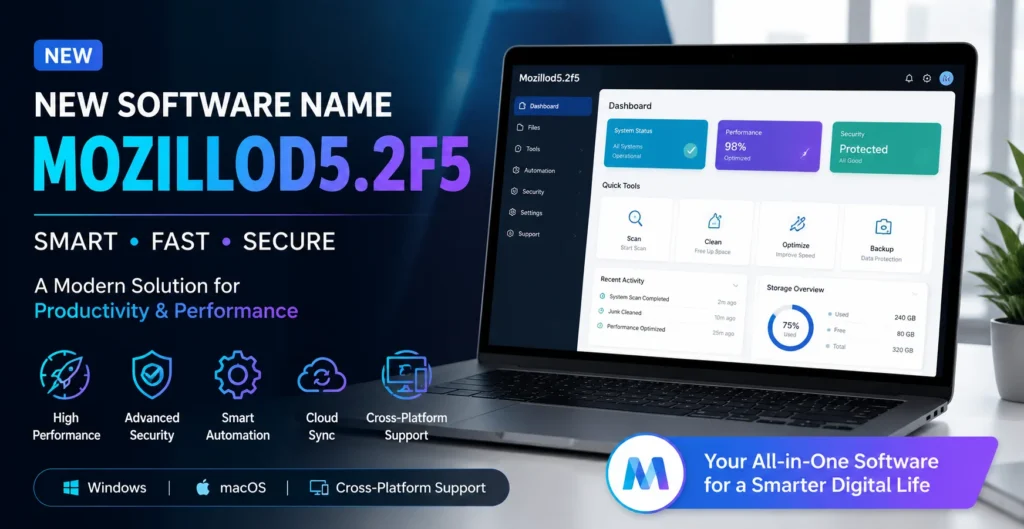new software name mozillod5.2f5