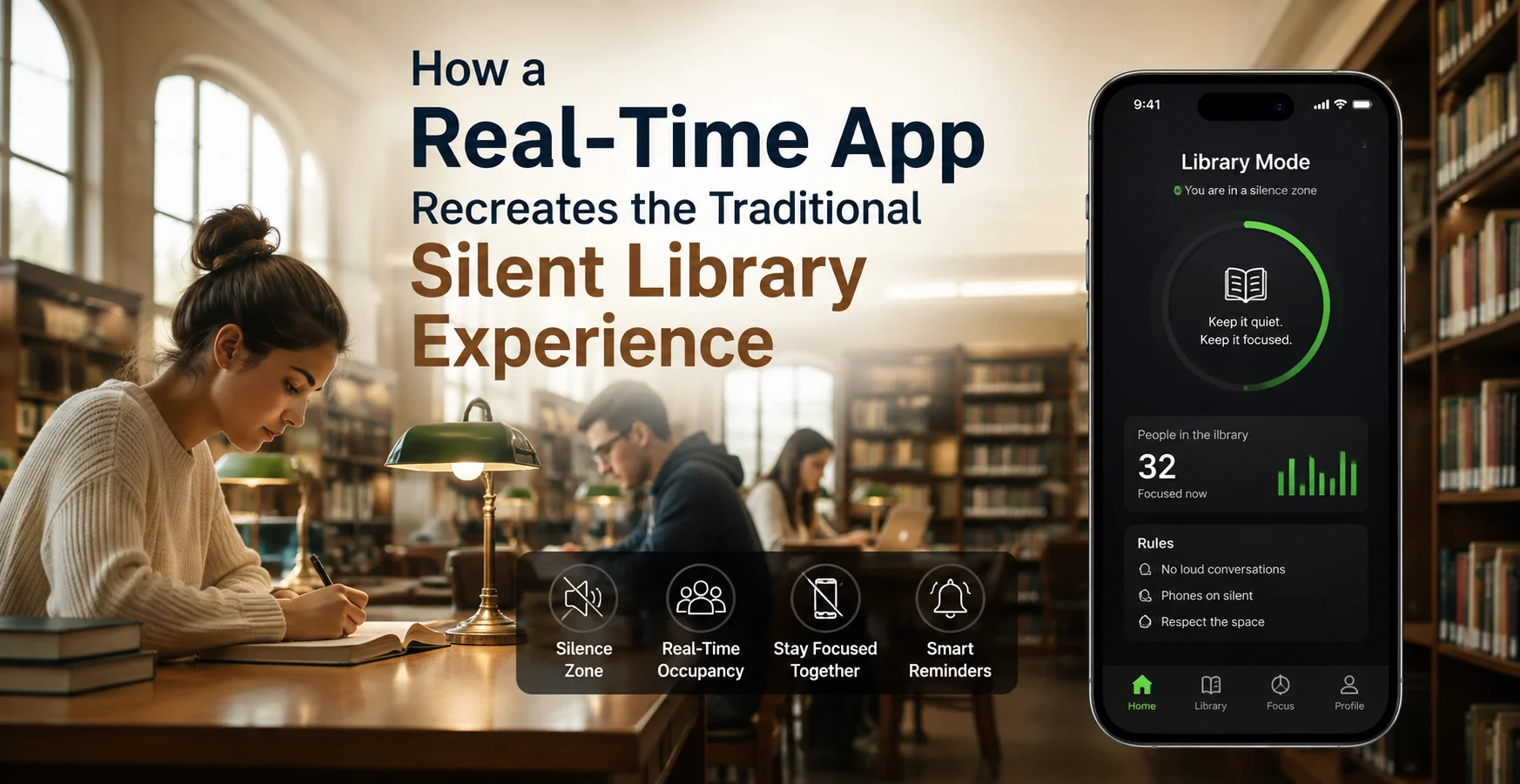 How a Real-Time App Recreates the Traditional Silent Library Experience