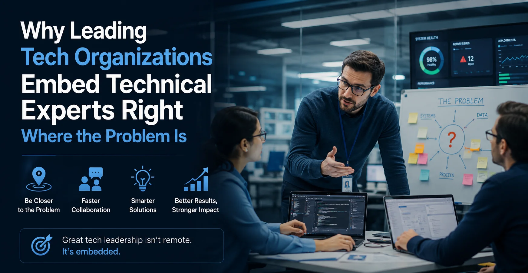Why Leading Tech Organizations Embed Technical Experts Right Where the Problem Is