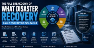 What Disaster Recovery Should Cover Beyond Data Backup
