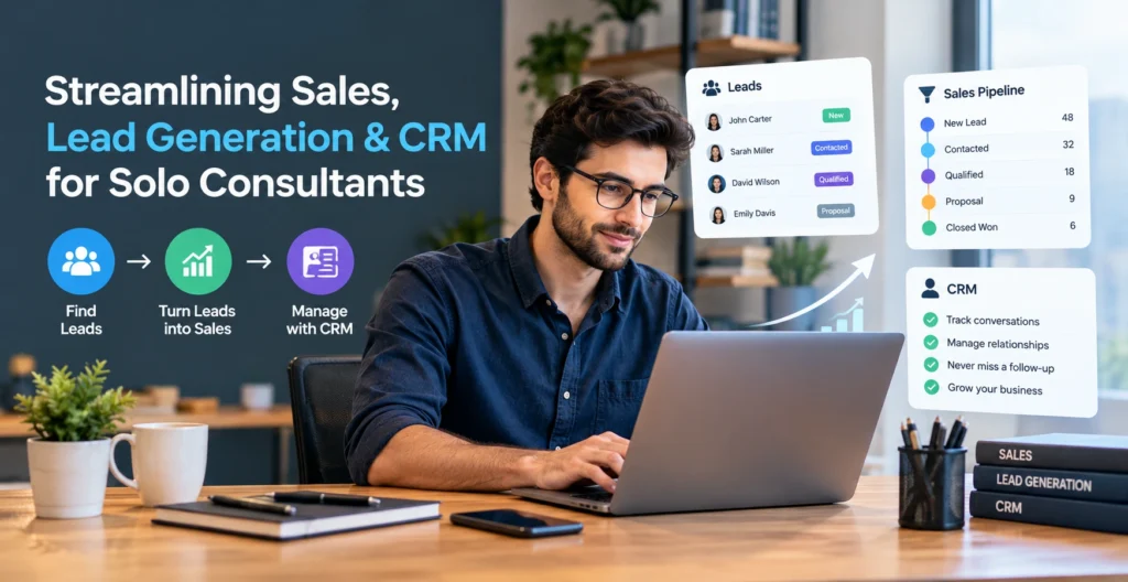 Streamlining Sales, Lead Generation & CRM for Solo Consultants