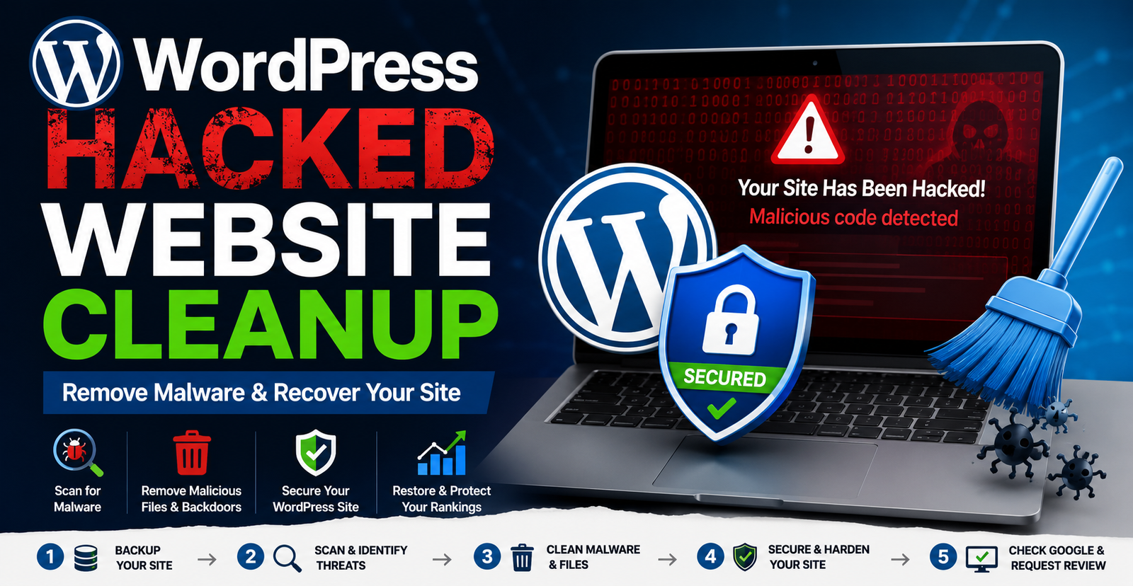 WordPress Hacked Website Cleanup: How to Remove Malware and Recover Your Site